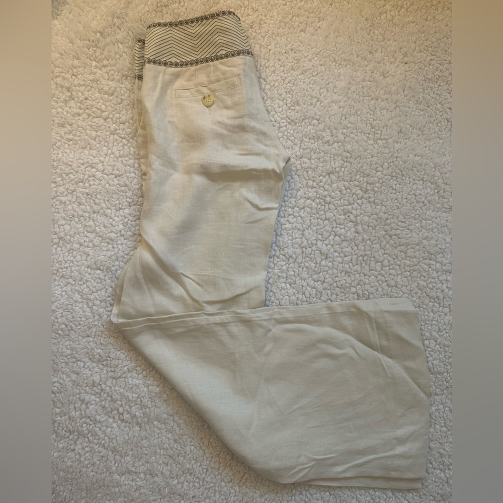 Like new anthropologie linen pants